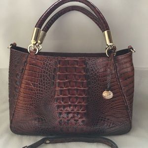 Brahmin Pecan Ruby Satchel